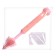 Brush for a nipple and dummy, pink color