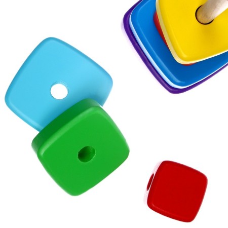 Pyramid wooden small "square"-2
