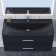 Sink uperwood Foster Quartz 100 cm, quartz, black matte, space