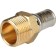 Stout SFP-0001-003416, 3/4 "x 16 mm, external threads, brass