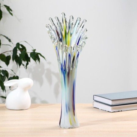 Vase "Coral" H 380 mm (into glassbreaker) Razo.
