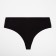 Women's cowards seamless thongs, black color, size 44-46 (l)