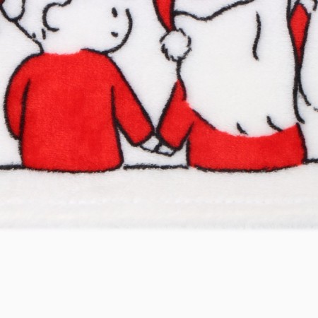 Belezza Plaid Christmas couple 150x200cm, microfiber 190g/m, PE100%-3