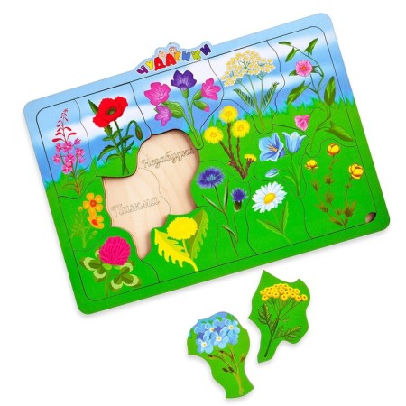 Puzzle-headed "Field flowers"-1