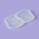 Silicone Mold for candy and chocolate "Easter cakes", 14.2 × 8 cm, the color is transparent