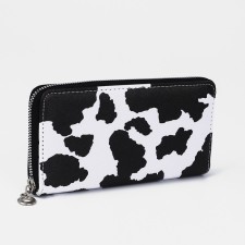 Lightning wallet, card for cards, for coins, white/black color