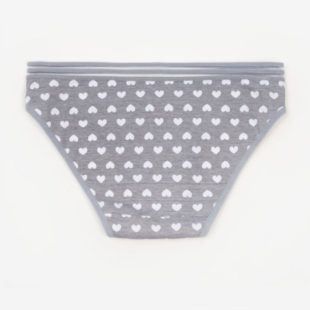 Panties female slips, gray color, rr 42-44-2