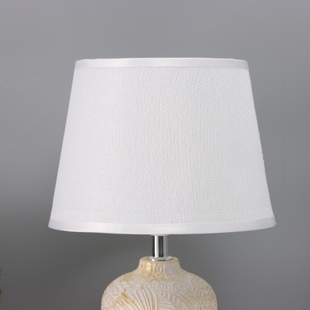 HELP LAMP "Flower Field" 1x40W E14 white/gold 20x20x34cm-2