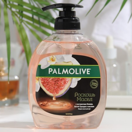 Palmolive liquid soap "with figs of figs, white orchids and oils", 300 ml