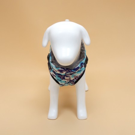 Jacket for dogs with a harness, size 5xl (DS 60 cm, Osh 58 cm, fire 76 cm), camouflage-2