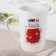 Porcelain share mug "Banger of Love", 380 ml, white color