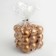 Figure candle "Babble" Big Cube, 5x5x5 cm, bronze