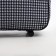 Road bag on wheels, lightning department, 3 outer pockets, long belt, white/black color