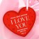 Bath foam I love you, 430 ml, aroma of raspberry dreams, pure happiness