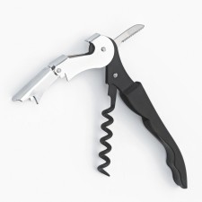 Knife with a corkscrew and opening