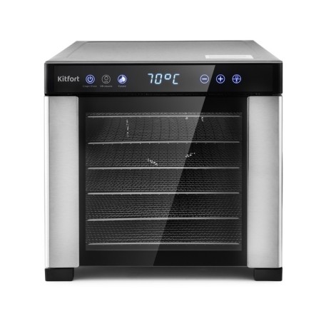 Drywall for vegetables and fruits KitFort KT-1916, 550 W, 6 tiers, silver-6