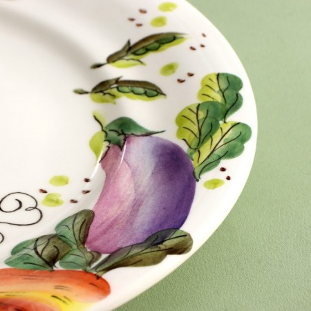 Large plate "Vegetables", 30 x 2.5 cm, Obukhova L. N.-2