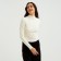 Women's turtleneck Minaku: Basic Line, Ecrew color, size 48