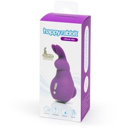 Happy Rabbit Mini Ears, 11 cm, purple clitoris vibrator-1