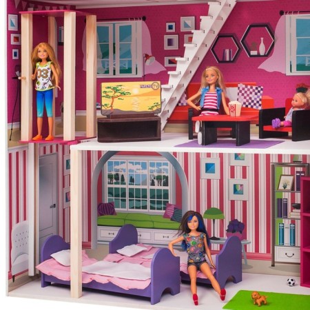 Puppet house "Sicily", with furniture-10
