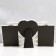 Photo frame Plastic in 3 photos 9x13, 10x10 cm "Balt and berries" white 17.5x32 cm