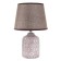 Desktop lamp with lampshade "Mandilina gray" E14 18x18x29 cm Risalux