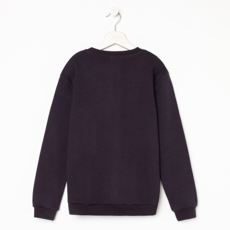 Sweatshirt for a boy, the color is dark gray, height 134-7