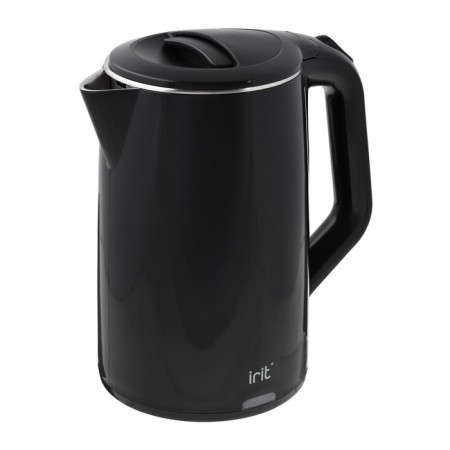 Electric kettle IRIT IR-1305, metal, 1.8 l, 1500 watts, black
