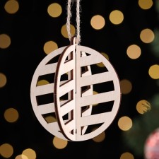 Wooden toy on the tree 