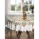 The tablecloth "Snowflake from the branches of currants", round, Saten, d = 150 cm