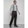 Semi -combinezone ski insulated male winter, size 48, black color