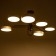 Chandelier 625356/6 LED 78W 3 modes 3000-6000k black-white 96x96x33 cm