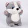 Soft toy "Dog", 24 cm, gray color