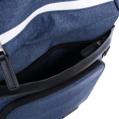 Youth backpack Davente Business, 44 x 32 x 16 cm, ergonomic back, dark blue-8