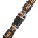 Super-furry harness with reflective firmware, girth 48-54 cm, orange