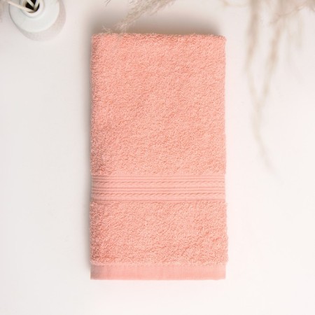 Terry towel 40x70 cm, peach, 440 g/m2, cotton 100%-1