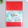 Foamiran hologram "Red" 1.8 mm set 5 sheets 20x30 cm