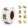 Stick Paper "Forest Beasts" d = 2.5 cm 500 pcs in a roll 3x6.5x6.5 cm