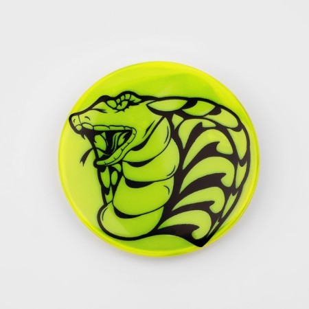 Reflective icon "Cobra head", d = 5.8 cm, color mix-3