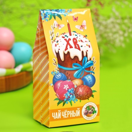 Black tea "Easter cake", with thyme, 50 g.-4