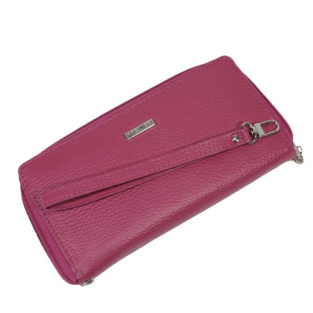 Women's wallet, lightning, color raspberry fleet