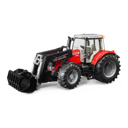 Massey Ferguson 7600 tractor, with a loader