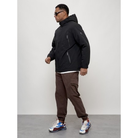 Male spring jacket, size 56, black color-14