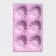 The form for baking the share "Sweets. Puding ”, silicone, 29.5 × 17.5 cm, 6 cells (7.7 × 4 cm), color mix