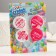 Set of candles 4 pieces "with humor", pink-white, 4 × 4.4 cm