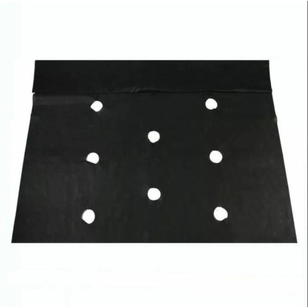 Mulching material, with perforation, 10 × 1.6 m, density 60 g/m², with UV stabilizer, black-4