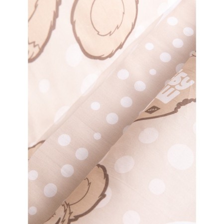 Bed linen 1.5 joint venture “Cheburashka”, size 145x215 cm, 145x215 cm, 50x70 cm-2