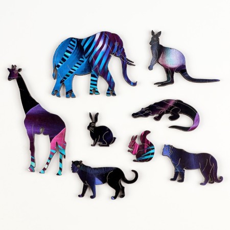 Figure puzzle "Paternian to the jungle"-9