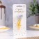 Candle for cake the number "Oval" "7", 5.5 cm, gold-serebly