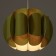 Lamp Bayerlux "Sarri" E27 15W green 44x44x35-135 cm